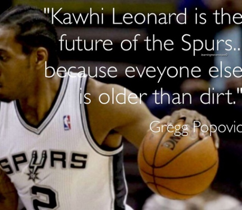 Pop on San Antonio Spurs' Future